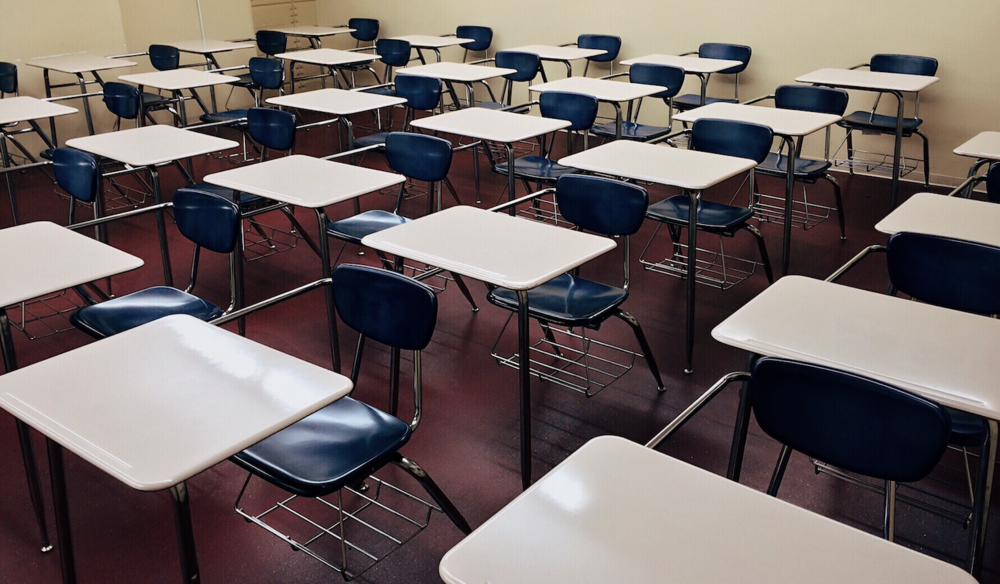 empty classroom
